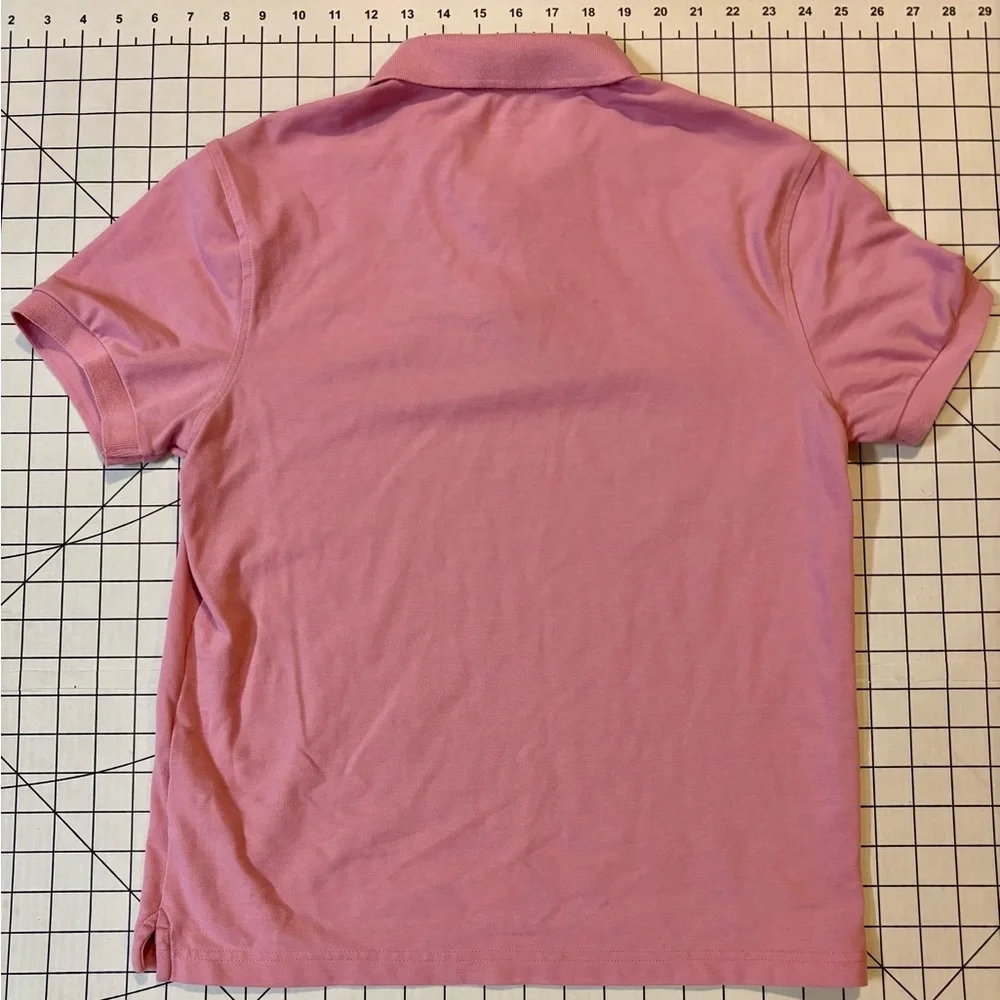 (2) J. Crew Men’s‎ Small Flex Piqued Polo Untucked Shirts (1 Blue 1 Pink)
